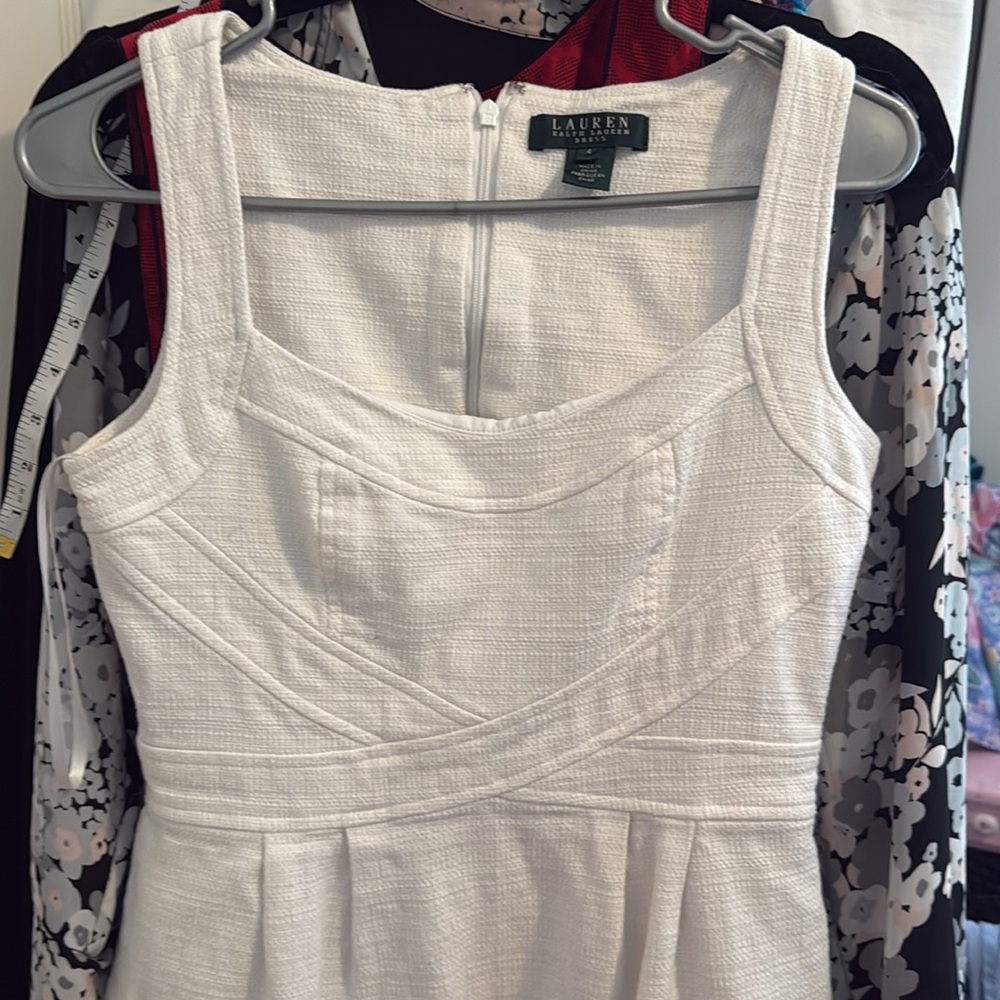 Ralph Lauren White Mini Dress